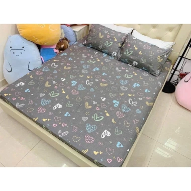 Ga chống thấm cotton cao cấp mẫu bò sữa không vỏ gối - Giá 95.200 VND, giảm 20% 2
