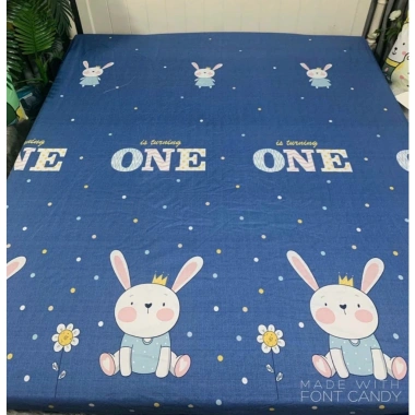 Ga chống thấm cotton cao cấp mẫu thỏ trắng giá ưu đãi 100.800 VND 7 Ga chống thấm cotton cao cấp mẫu thỏ trắng giá ưu đãi 100.800 VND 7