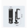 Gá kẹp điện thoại Hepail 1 gắn tripod, thanh trượt quay video máy ảnh - 155.000đ 5