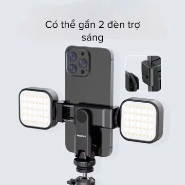 Gá Kẹp Điện Thoại Hepail 360 Xoay Đa Dụng - Phone, Máy Ảnh, Tripod 130k