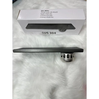 Ga thoát sàn dài 20-30cm inox 304 cao cấp, chống hôi, ngăn mùi, chống côn trùng - Giá ưu đãi 290.000₫