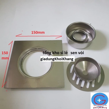 Ga thoát sàn inox 100% chống hôi mùi - Phễu thoát sàn bền, giá chỉ 49.000₫ 7 Ga thoát sàn inox 100% chống hôi mùi - Phễu thoát sàn bền, giá chỉ 49.000₫ 7