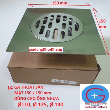 Ga thoát sàn inox 100% chống hôi mùi - Phễu thoát sàn bền, giá chỉ 49.000₫