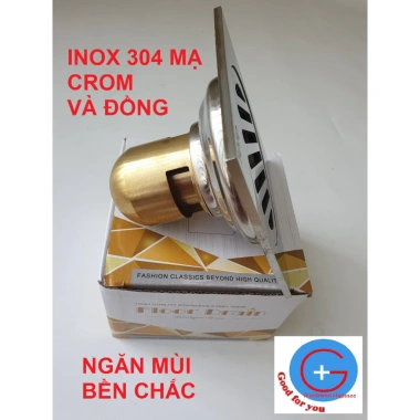 Ga Thoát Sàn inox 304 đuôi đồng TO DÀY – Phễu chống mùi hôi, giá chỉ 220.000₫ 2 Ga Thoát Sàn inox 304 đuôi đồng TO DÀY – Phễu chống mùi hôi, giá chỉ 220.000₫ 2