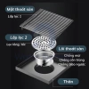 Ga thoát sàn inox 304 nhà tắm - Chống bốc mùi, chống côn trùng, giá 190.000₫ 5