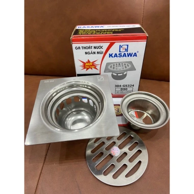 Ga thoát sàn KASAWA GS324 inox 304 dày, chống hôi, ngăn rác 12x12cm – 169.000₫ 8 Ga thoát sàn KASAWA GS324 inox 304 dày, chống hôi, ngăn rác 12x12cm – 169.000₫ 8