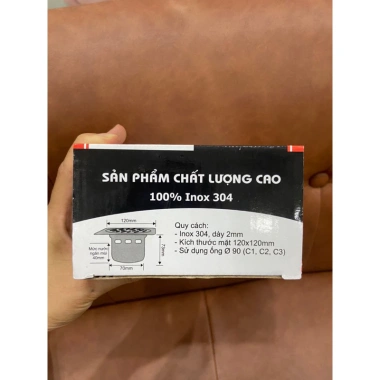 Ga thoát sàn KASAWA GS324 inox 304 dày, chống hôi, ngăn rác 12x12cm – 169.000₫ 9 Ga thoát sàn KASAWA GS324 inox 304 dày, chống hôi, ngăn rác 12x12cm – 169.000₫ 9