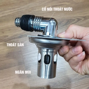 Ga Thoát Sàn Máy Giặt Inox 304 - Phễu Chống Hôi, Tràn, Trào, Giá 139k 2 Ga Thoát Sàn Máy Giặt Inox 304 - Phễu Chống Hôi, Tràn, Trào, Giá 139k 2
