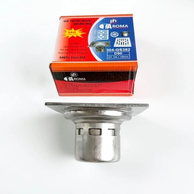 Ga Thoát Sàn Nhà Tắm TAROMA Inox 304 12x12cm Chống Mùi, Diệt Côn Trùng, 100.000đ