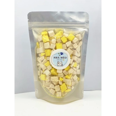 Gà viên mix phô mai tăng nọng, tăng cân cho thú cưng, không gia vị, không chất bảo quản, giá ưu đãi 37.800₫ 4