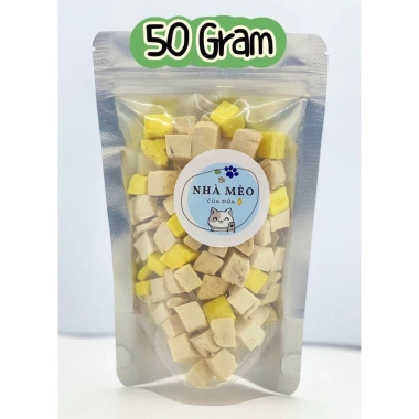 Gà viên mix phô mai tăng nọng, tăng cân cho thú cưng, không gia vị, không chất bảo quản, giá ưu đãi 37.800₫ 5
