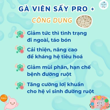 Gà Viên Pro+ Bổ Sung Lợi Khuẩn Giảm Đi Ngoài, Táo Bón, Hỗ Trợ Tiêu Hóa Cho Chó Mèo - Giá Ưu Đãi 75,050 VNĐ 2 Gà Viên Pro+ Bổ Sung Lợi Khuẩn Giảm Đi Ngoài, Táo Bón, Hỗ Trợ Tiêu Hóa Cho Chó Mèo - Giá Ưu Đãi 75,050 VNĐ 2