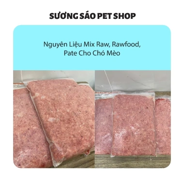 Gà Xay Không Xương 1kg Dinh Dưỡng Mix Raw – Pate Thực Phẩm Sạch Cho Chó Mèo Giá 56.000 VNĐ