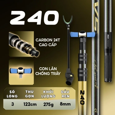 Gác cần Agent V5 Rice Fishing 24T KK-66 - Chống cần Carbon, giá 285.000đ 10