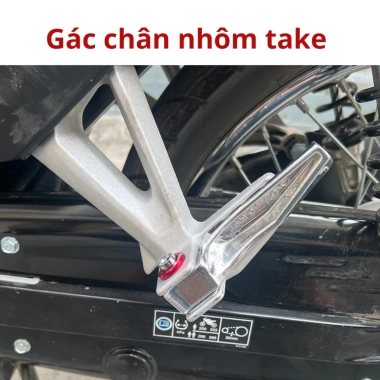 Gác chân chân sau xe Wave A/S RS/RSX 100-110Vision Sirius 50 AB Future - Kèm ốc, long đền đỏ, tiếng tạch tạch - Giá chỉ 78.500₫