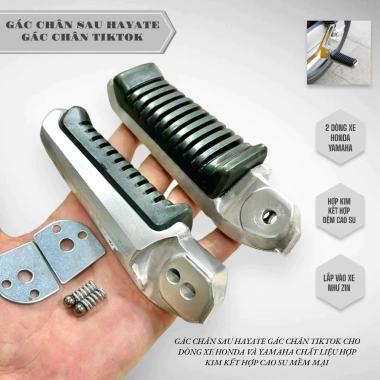 Gác chân sau xe máy hợp kim và đệm cao su mềm, bền, giảm chấn, chỉ 95.000 VND 8 Gác chân sau xe máy hợp kim và đệm cao su mềm, bền, giảm chấn, chỉ 95.000 VND 8