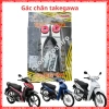 Gác chân xe Wave RS RSX 100-110 kèm ốc long đèn đỏ Cuong Biker - chỉ 18.500