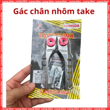 Gác chân xe Wave RS RSX 100-110 kèm ốc long đèn đỏ Cuong Biker - chỉ 18.500 2