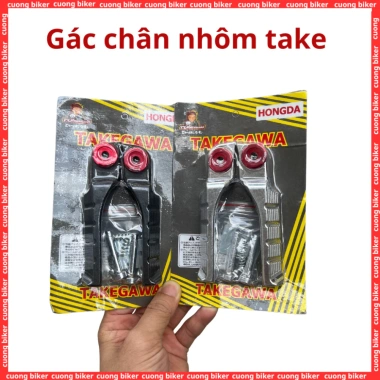 Gác chân xe Wave RS RSX 100-110 kèm ốc long đèn đỏ Cuong Biker - chỉ 18.500 3