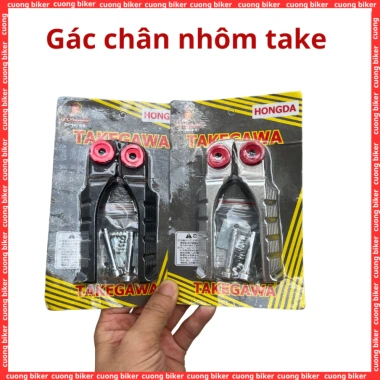 Gác chân xe Wave RS RSX 100-110 kèm ốc long đèn đỏ Cuong Biker - chỉ 18.500 4