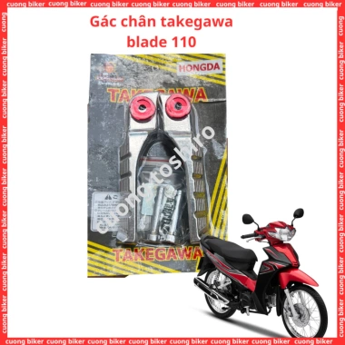Gác chân xe Wave RS RSX 100-110 kèm ốc long đèn đỏ Cuong Biker - chỉ 18.500 5