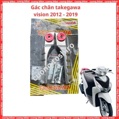 Gác chân xe Wave RS RSX 100-110 kèm ốc long đèn đỏ Cuong Biker - chỉ 18.500 6