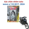 Gác chân xe Wave RS RSX 100-110 kèm ốc long đèn đỏ Cuong Biker - chỉ 18.500 10