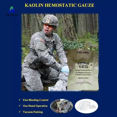 Gạc Kaolin Cầm Máu Z-Fold Hòa Tan - Bộ Sơ Cứu IFak Chấn Thương Khẩn Cấp MỚI
