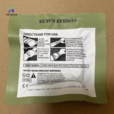 Gạc Kaolin Cầm Máu Z-Fold Hòa Tan - Bộ Sơ Cứu IFak Chấn Thương Khẩn Cấp MỚI
