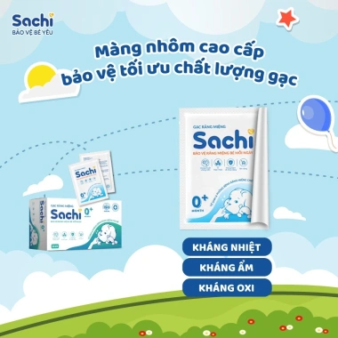 Gạc răng miệng Sachi chiết lá hẹ - Vệ sinh răng bé 0 tuổi, hộp 30 chiếc, 125.000₫ 8