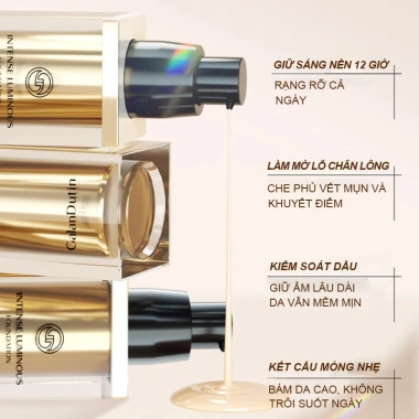 GalanDutin Kem Nền Che Khuyết Điểm Kiểm Soát Dầu Dưỡng Ẩm Chống Thấm Nước 30g 2
