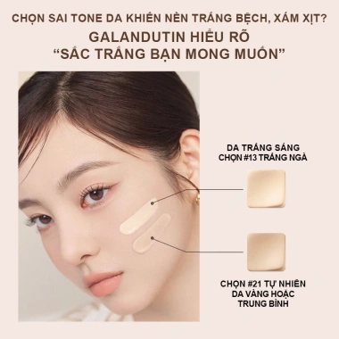 GalanDutin Kem Nền Che Khuyết Điểm Kiểm Soát Dầu Dưỡng Ẩm Chống Thấm Nước 30g 4