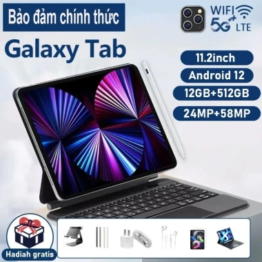 Galaxy Tab 11,2 inch 16GB+512GB - giải trí giá rẻ, học tập, giảm còn 1.18tr