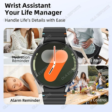 Galaxy Watch 7 - Đồng hồ thông minh AMOLED, la bàn, đo nhịp tim, thể thao, chống nước, gọi Bluetooth, giá 447.700₫ 7