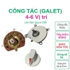 Galet công tắc xoay 4-6 vị trí combo 10 cái kèm núm vặn - Linh Kiện Quỳnh Diễn - Giá ưu đãi 299.000
