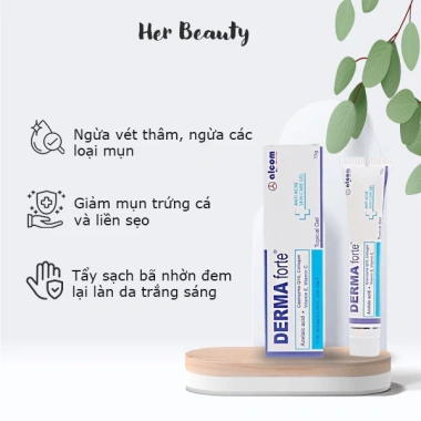 Gamma Derma Forte Kem Mờ Thâm Mụn 15g - Giảm Sưng Đỏ, Dưỡng Da, Giá 90.000
