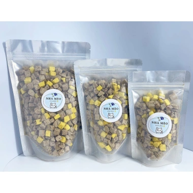 Gan mix trứng sấy khô và Thịt sấy khô cho chó mèo - Tiêu búi lông, hỗ trợ tiêu hoá, giảm rụng lông - giá 30.240 VND 6