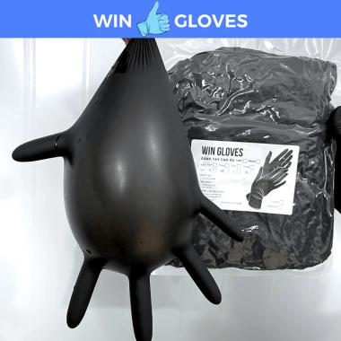 Găng tay cao su đen WIN GLOVES G14 chống thấm nước - Túi 100 chiếc 54.000₫ 5