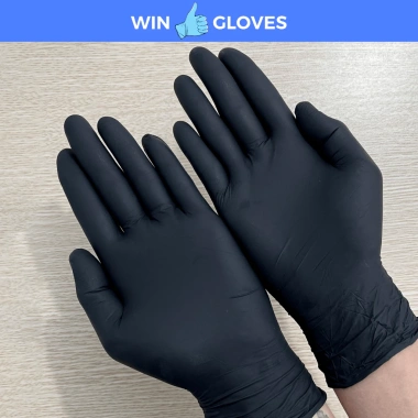 Găng tay cao su đen WIN GLOVES siêu bền - Túi 300 chiếc, giảm còn 149.000₫ 4
