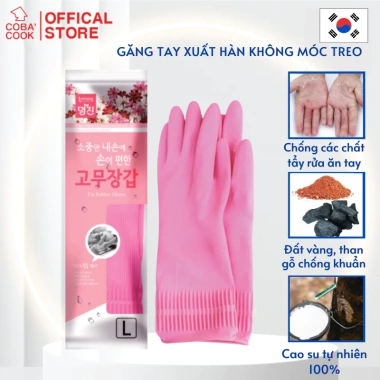Găng tay cao su tự nhiên BEIGL Hàn Quốc – An toàn, bền, giá chỉ 27.000đ