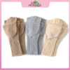 Găng tay cashmere không ngón dệt kim MYPANDA ấm áp cho nam nữ, sinh viên, bé trai và bé gái 5