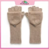 Găng tay cashmere không ngón dệt kim MYPANDA ấm áp cho nam nữ, sinh viên, bé trai và bé gái 6