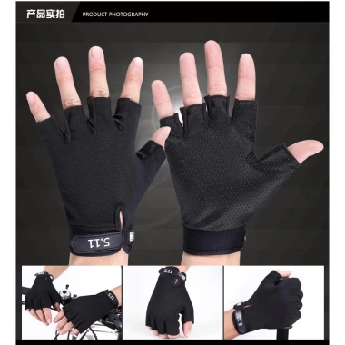 Găng tay chạy xe hở ngón 511 - Siêu nhẹ, bám chắc, giá ưu đãi 57.000đ