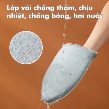 Găng tay chịu nhiệt cao - Bàn ủi mini hơi nước tiện lợi, giá chỉ 48.000 VND