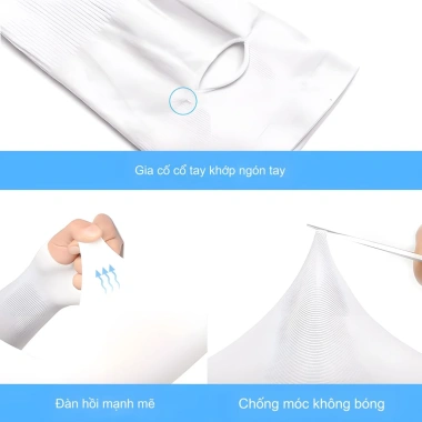Găng tay chống nắng nam nữ UV UPF50+ vải lụa băng mát lạnh, thiết kế không trơn trượt - Giá 39.800₫ 9 Găng tay chống nắng nam nữ UV UPF50+ vải lụa băng mát lạnh, thiết kế không trơn trượt - Giá 39.800₫ 9