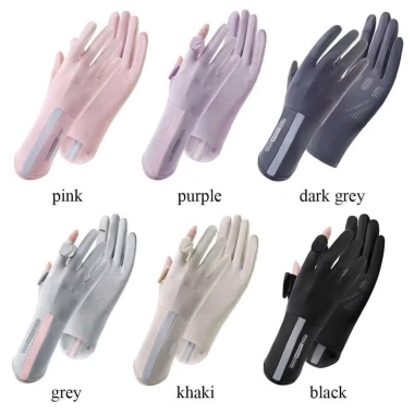 Gang tay chống nắng, UV, lụ mát, phù hợp đi xe, gang tay nữ mùa hè - Freeship