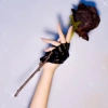 Găng tay da Gothic Punk Rock gợi cảm, thời trang nữ, thiết kế cá tính, da cao cấp