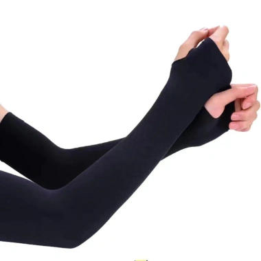 Găng tay dài chống nắng UV bảo vệ tay mùa hè băng lụa, phù hợp ngoài trời 10