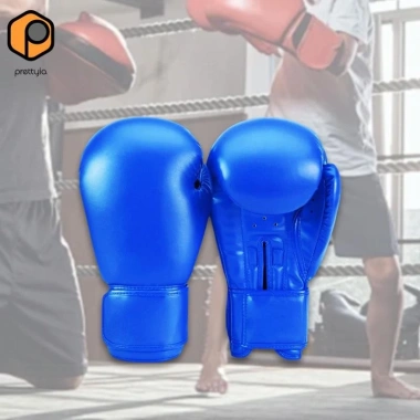 Găng tay đấm bốc Prettyia thoáng khí, da PU, lót mềm, cho kickboxing và Muay Thái - Nam Nữ 138k