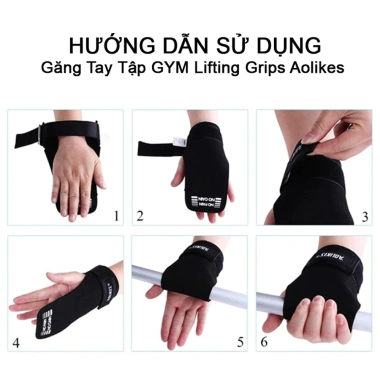 Găng Tay & Dây Kéo Lưng Lifting Straps Đa Năng Hỗ Trợ Deadlift, Nâng Tạ - 1 Đôi 2